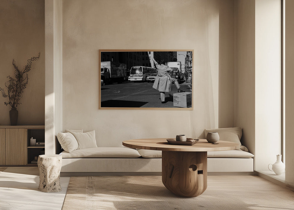 Bus please! (from the series "Manly") Poster